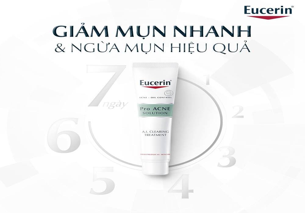 Kem trị mụn cho da nhạy cảm Eucerin Pro Acne Clearing Treatment Eucerin